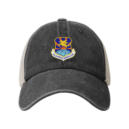 USAF-515th Air Mobility Operations Wing Printed unisex baseball cap adjustable grid baseball cap veteran gift