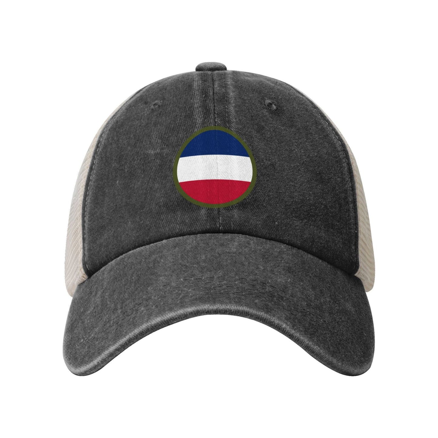 United States Army Forces Command SSI Printed unisex baseball cap adjustable grid baseball cap veteran gift