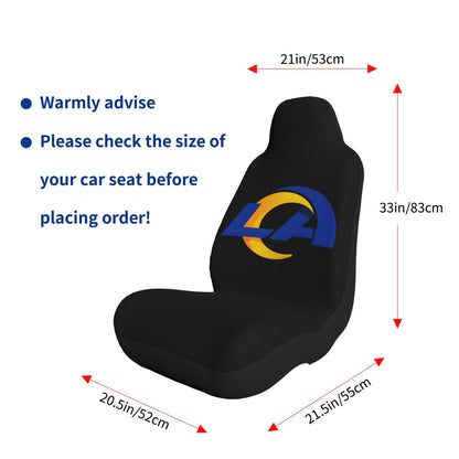 Los Angeles Rams 2 Car seat protective cover personalized printed seat dust cover