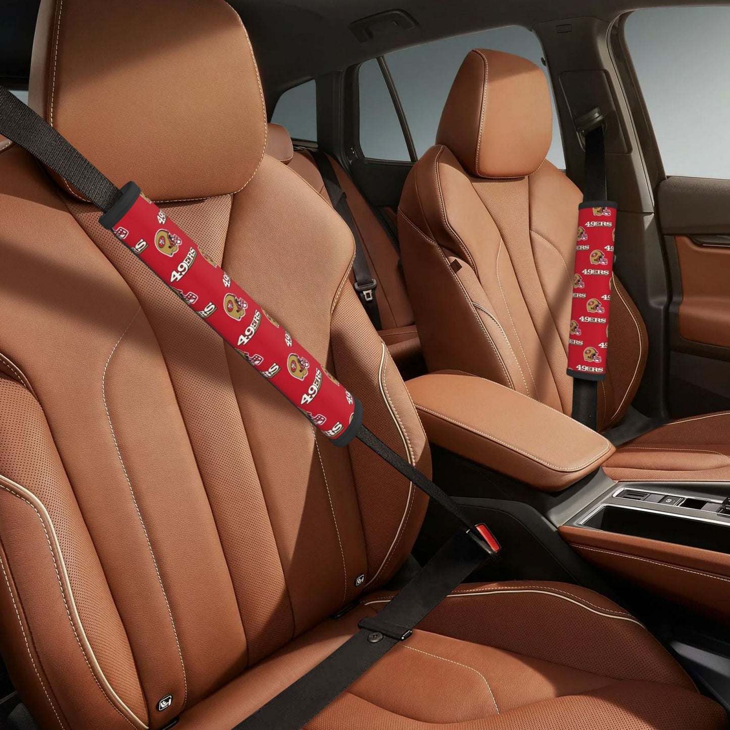 San Francisco 49ers Car seat belt shoulder strap adult seat belt protective cover