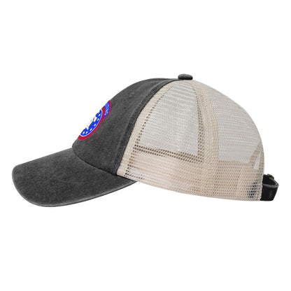 US Army Recruiting Command SSI Printed unisex baseball cap adjustable grid baseball cap veteran gift