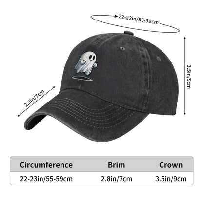 Cute Little Ghost Printed unisex baseball cap adjustable cap outdoor sun hats trucker hat