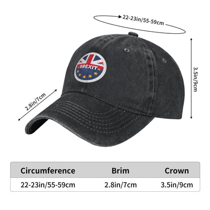 Brexit-England Is Leaving Printed unisex baseball cap adjustable cap outdoor sun hats trucker hat