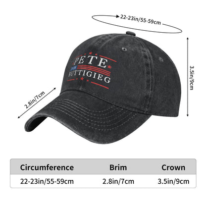 Pete Buttigieg 2028 (2) Printed unisex baseball cap adjustable cap outdoor sun hats trucker hat
