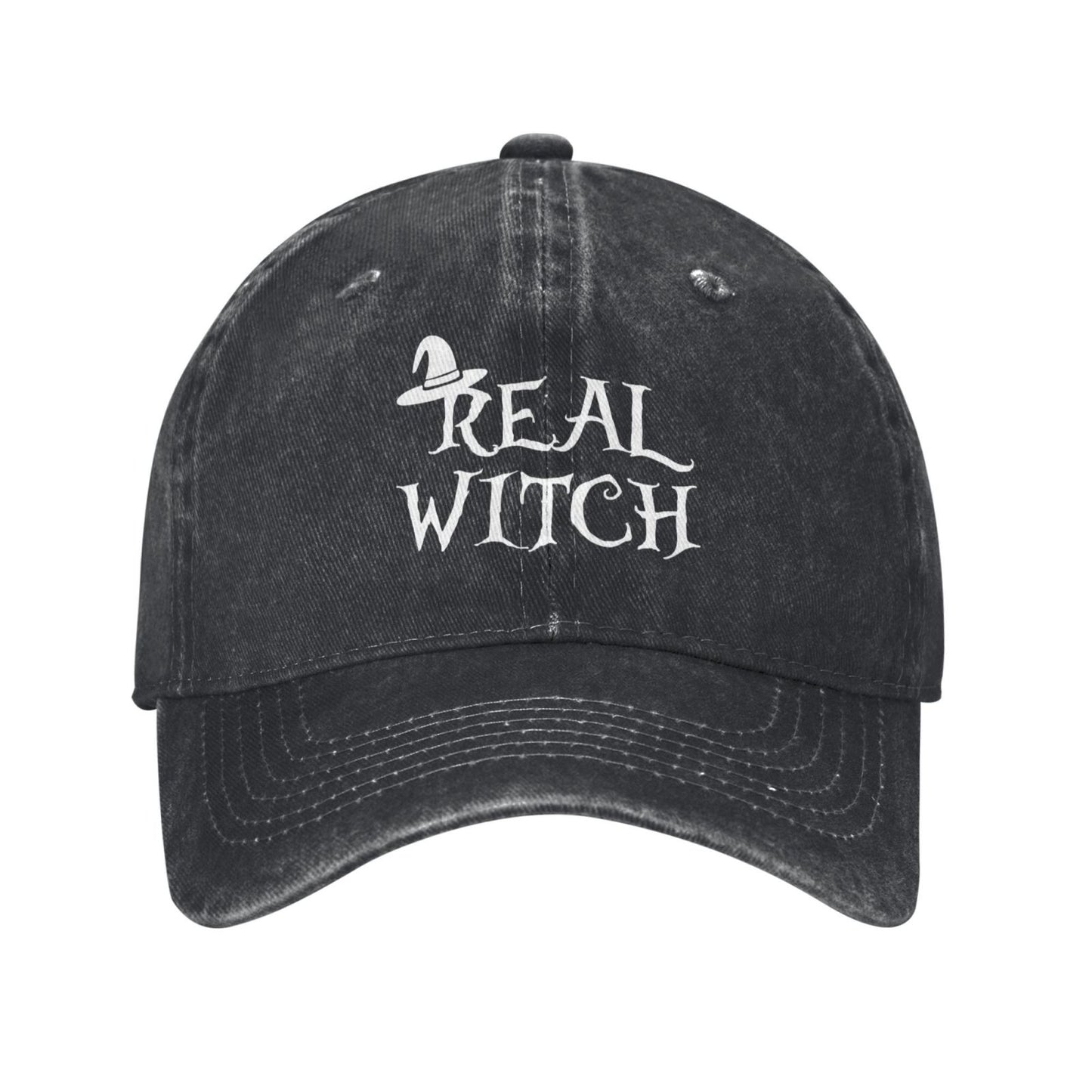 Real Witch Printed unisex baseball cap outdoor hats adjustable cap trucker gift hat
