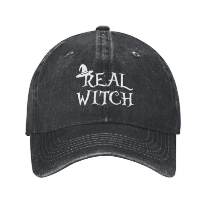 Real Witch Printed unisex baseball cap outdoor hats adjustable cap trucker gift hat
