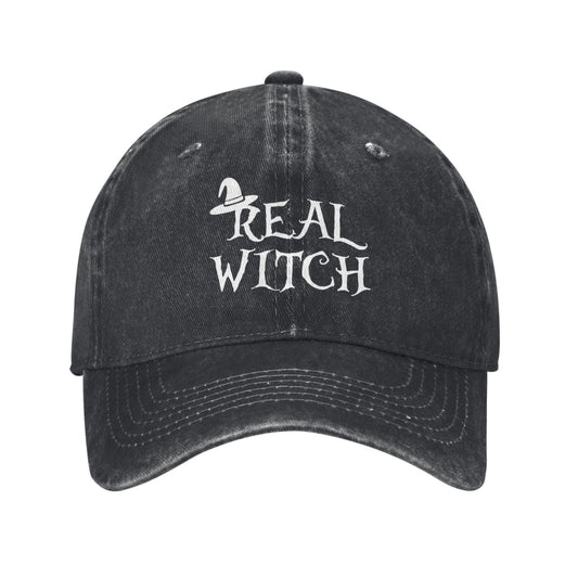 Real Witch Printed unisex baseball cap outdoor hats adjustable cap trucker gift hat