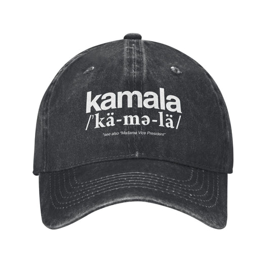 Cackling Kamala Canvas Prints Printed unisex baseball cap adjustable cap outdoor sun hats trucker hat