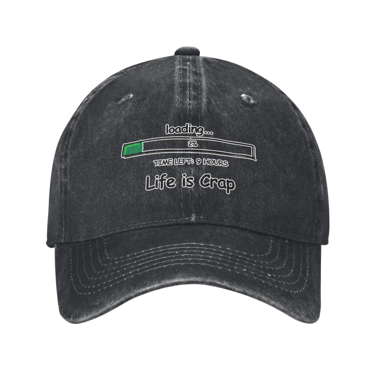 Loading... 2% TIME LEFT 9 HOURS Life Is Grap Printed unisex baseball cap adjustable cap outdoor hats trucker gift hat