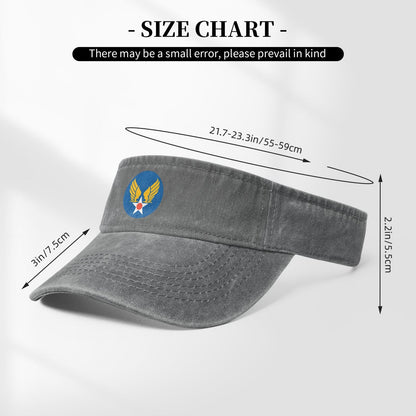 US Army Air Corps Hap Arnold Wings Printing adjustable Empty Top Baseball Sun Cap unisex outdoor sport hat veterans gift