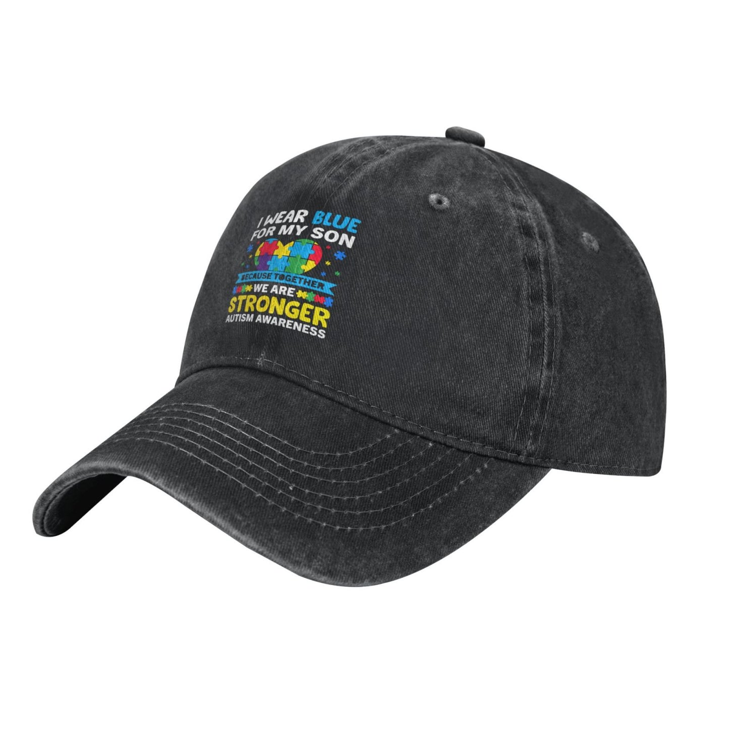 IWEAR BLUEFOR MY SON Printed unisex baseball cap adjustable cap outdoor sun hats trucker hat