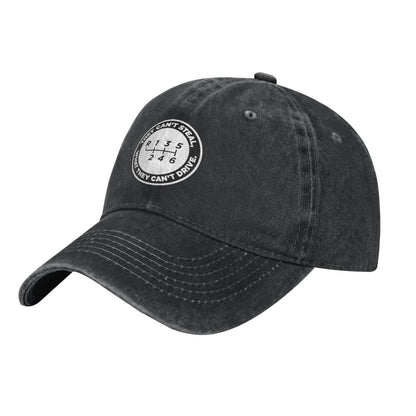 They Can't Steal What They Can't Drive Printed unisex baseball cap adjustable cap outdoor sun hats trucker hat