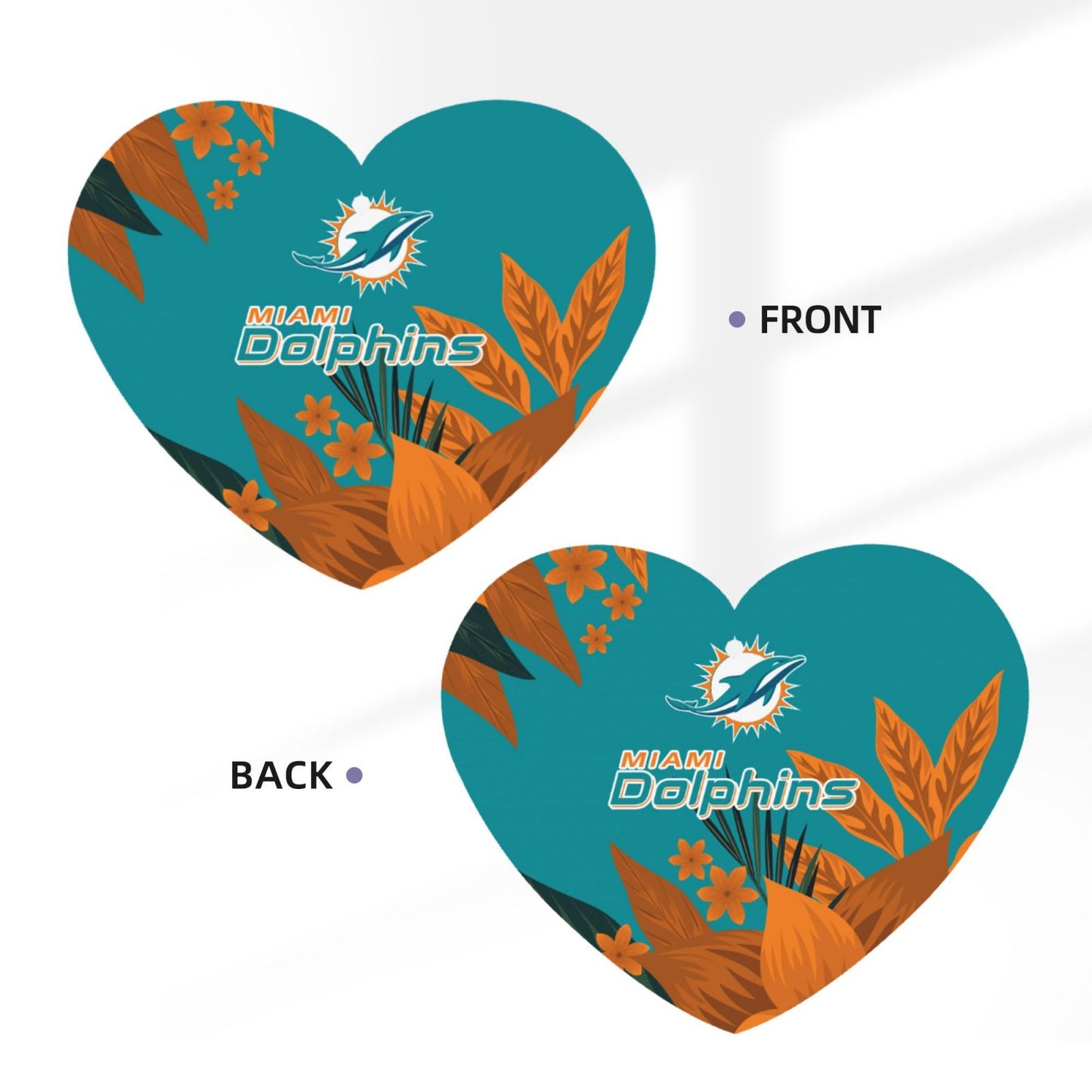 4pcs- Miami Dolphins car aromatherapy tablets Car Air Fresheners Cards Set