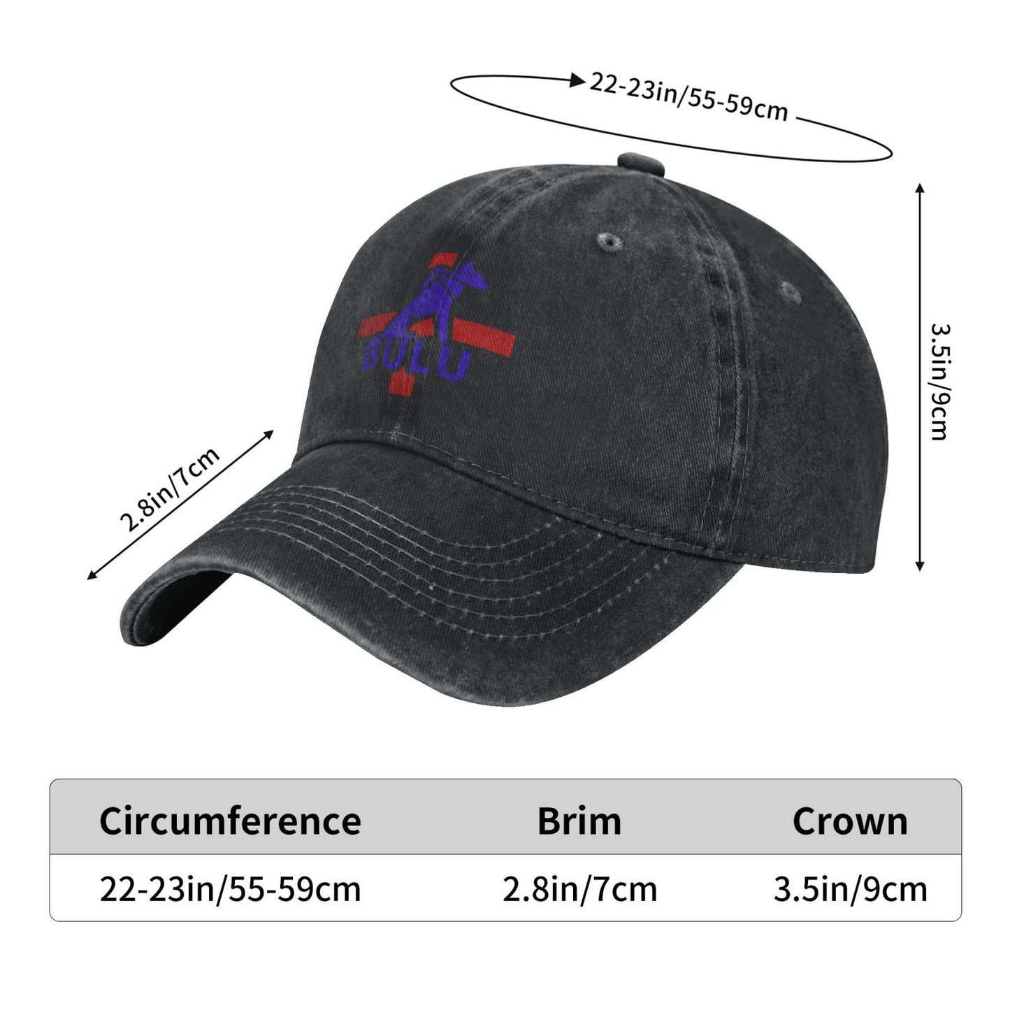 BNWT Bulu British Urban Lifestyle Printed unisex baseball cap adjustable cap outdoor sun hats trucker hat
