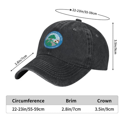 Santa Clarita California Printed unisex baseball cap adjustable cap outdoor sun hats trucker hat