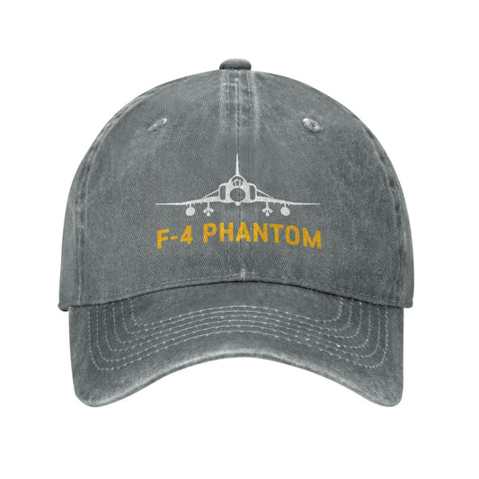 F-4 Phantom Printed unisex baseball cap adjustable cap outdoor casual cap truck driver cap