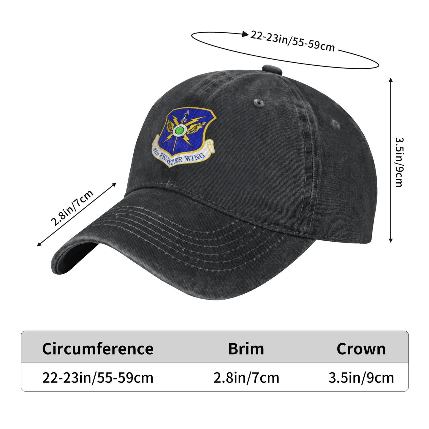 USAF-301st Fighter Wing Printing unisex baseball cap adjustable cap veteran gift