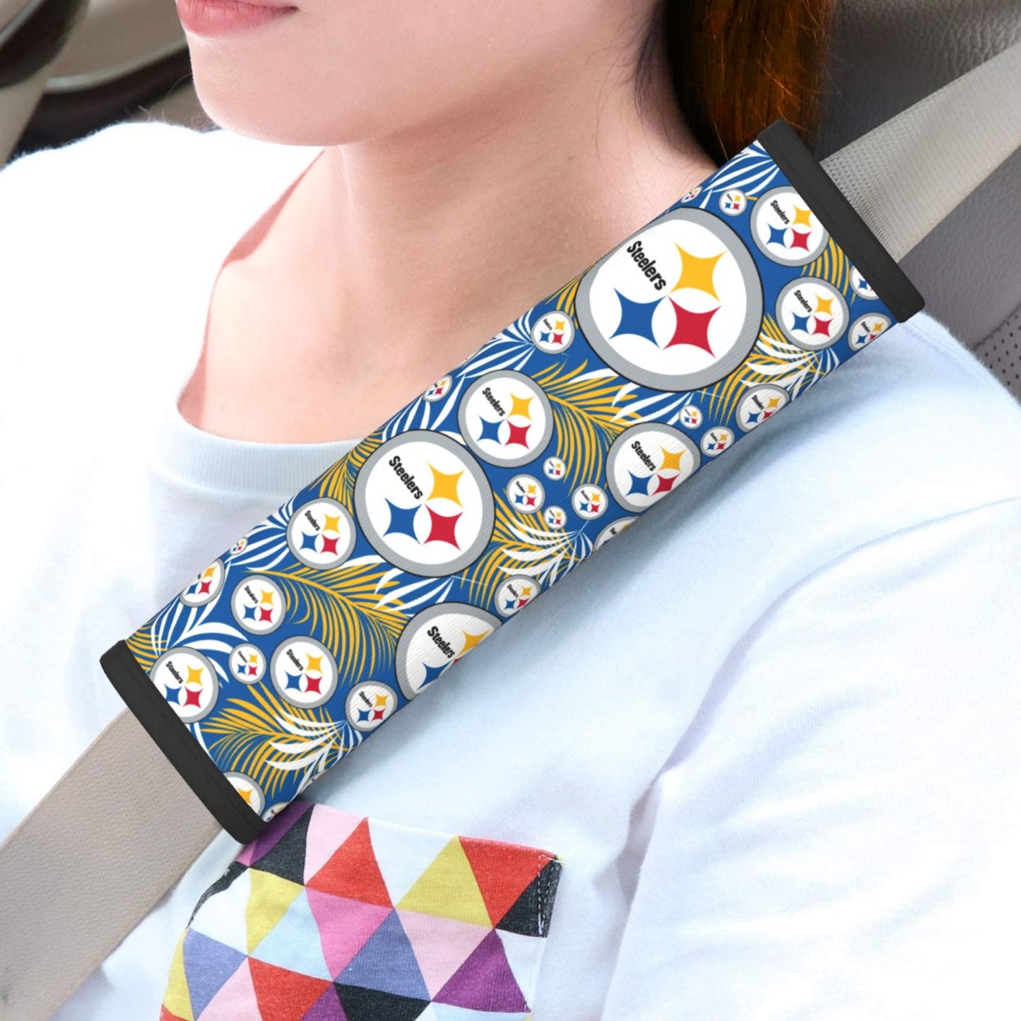 Pittsburgh Steelers Car seat belt protective cover personalized seat belt protective cover