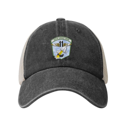 MAG-11 Insignia Printed unisex baseball cap adjustable grid baseball cap veteran gift