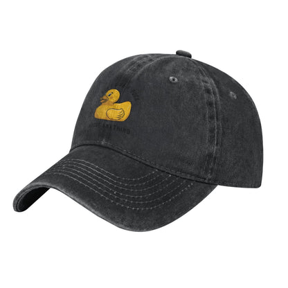 I DON’T GIVE A DUCK ABOUT ANYTHING Printed unisex baseball cap adjustable cap outdoor trucker hat veterans Gifts
