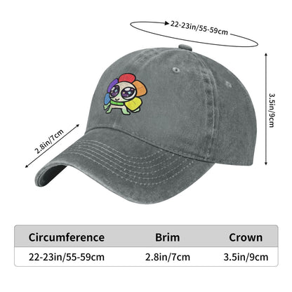 Dandys World Printed unisex baseball cap adjustable cap outdoor sun hats trucker hat
