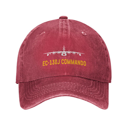 EC-130J COMMANDO Veterans Printed unisex baseball cap adjustable cap outdoor trucker hat veterans Gifts