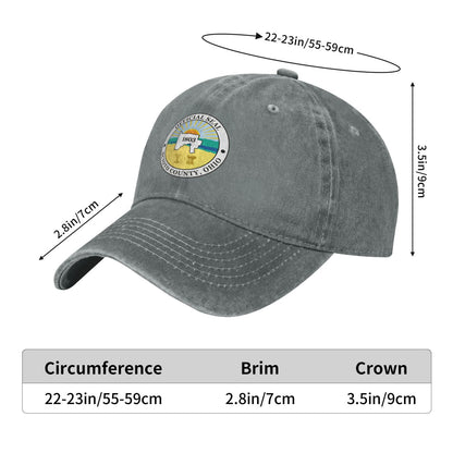 Scioto County Ohio Printed unisex baseball cap adjustable cap outdoor sun hats trucker hat