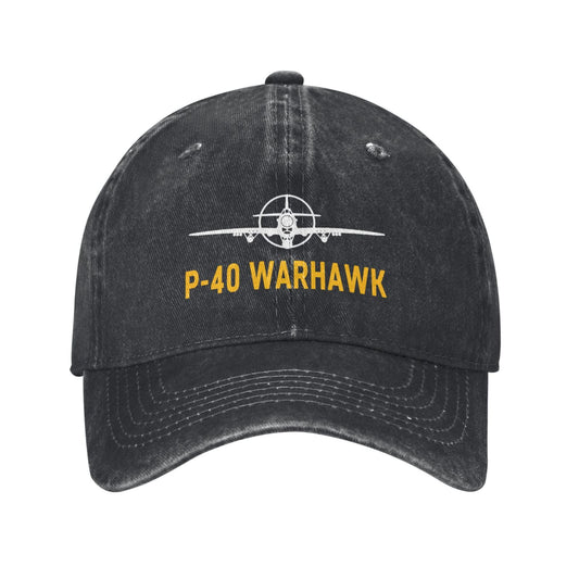 P-40 Warhawk Printing unisex baseball cap adjustable hats veteran gift