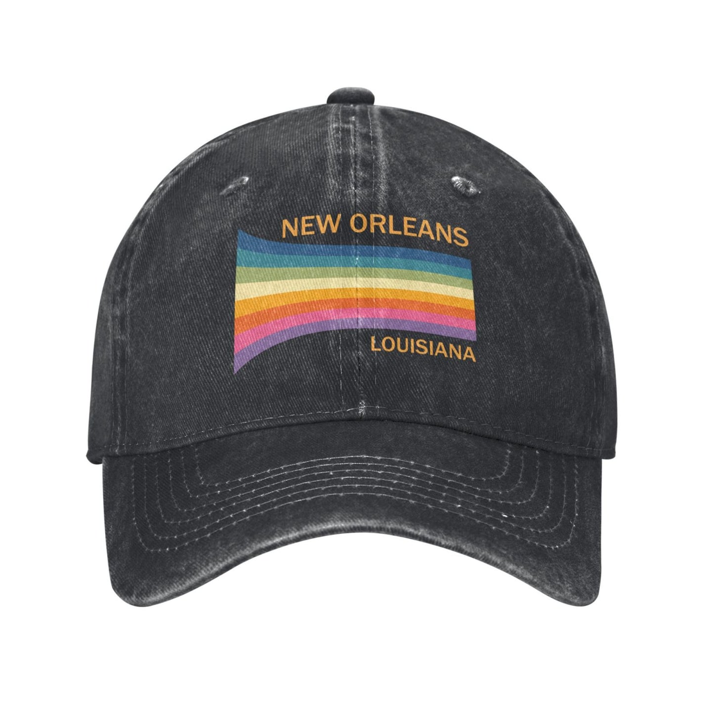 New Orleans Louisiana Printed unisex baseball cap outdoor hats adjustable cap trucker gift hat