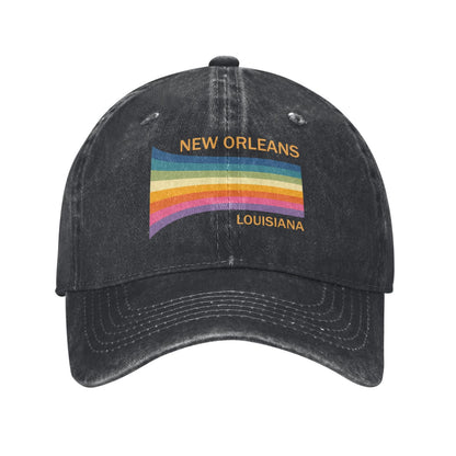 New Orleans Louisiana Printed unisex baseball cap outdoor hats adjustable cap trucker gift hat