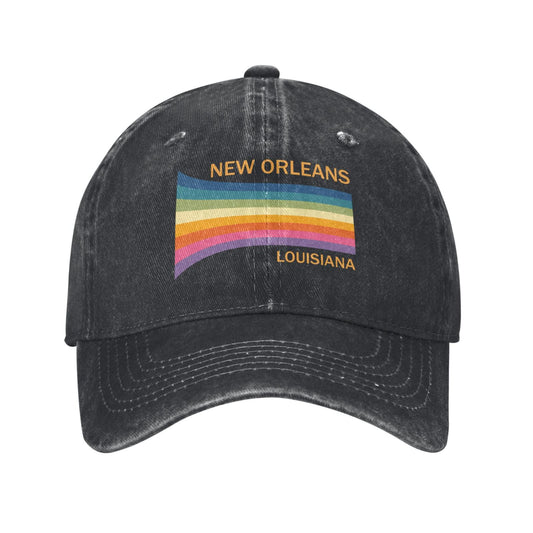 New Orleans Louisiana Printed unisex baseball cap outdoor hats adjustable cap trucker gift hat
