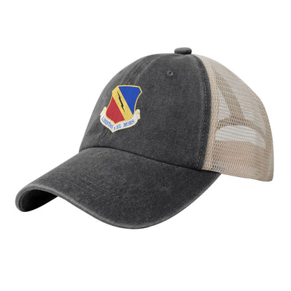 388th Fighter Wing Printed unisex baseball cap adjustable grid baseball cap veteran gift