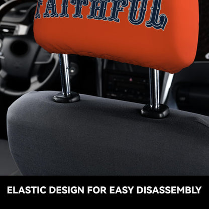 Denver Broncos Elastic car pillowcase set of 2 car pillowcases