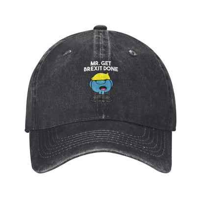 MR GET BREXIT DONE Printed unisex baseball cap adjustable cap outdoor sun hats trucker hat