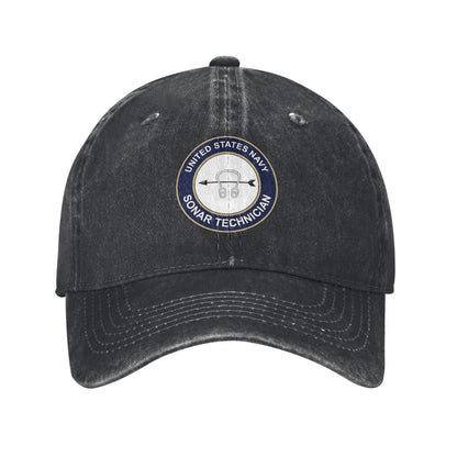 U.S. Navy Sonar Technician ST Printed unisex baseball cap adjustable cap outdoor sun hats trucker hat