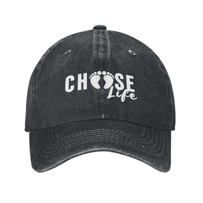 Pro Life Choose Life Anti Abortion Printed unisex baseball cap adjustable cap outdoor sun hats trucker hat