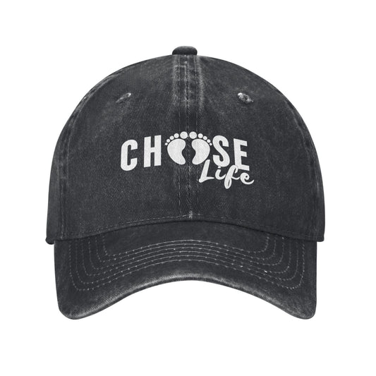 Pro Life Choose Life Anti Abortion Printed unisex baseball cap adjustable cap outdoor sun hats trucker hat