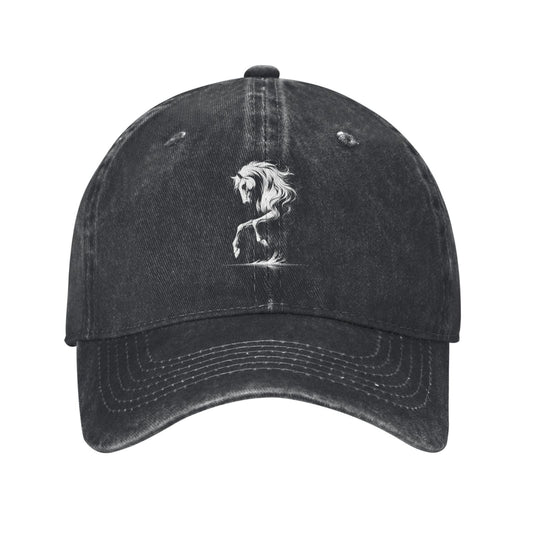 Horse Print Printed unisex baseball cap adjustable cap outdoor sun hats trucker hat