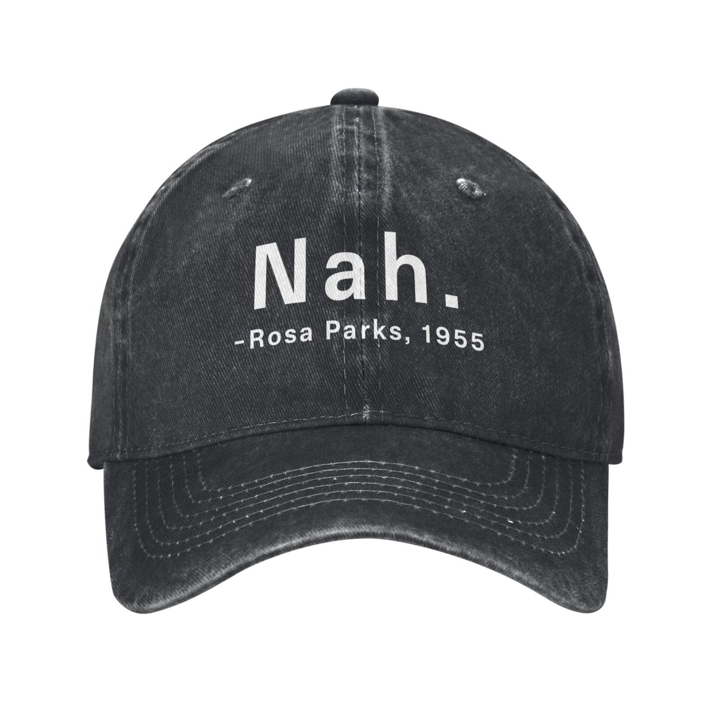 Nah. Rosa Parks, 1955 Printed unisex baseball cap adjustable cap outdoor sun hats trucker hat