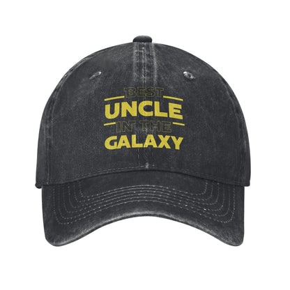 Best Uncle In The Galaxy Printed unisex baseball cap adjustable cap outdoor trucker hat veterans Gifts