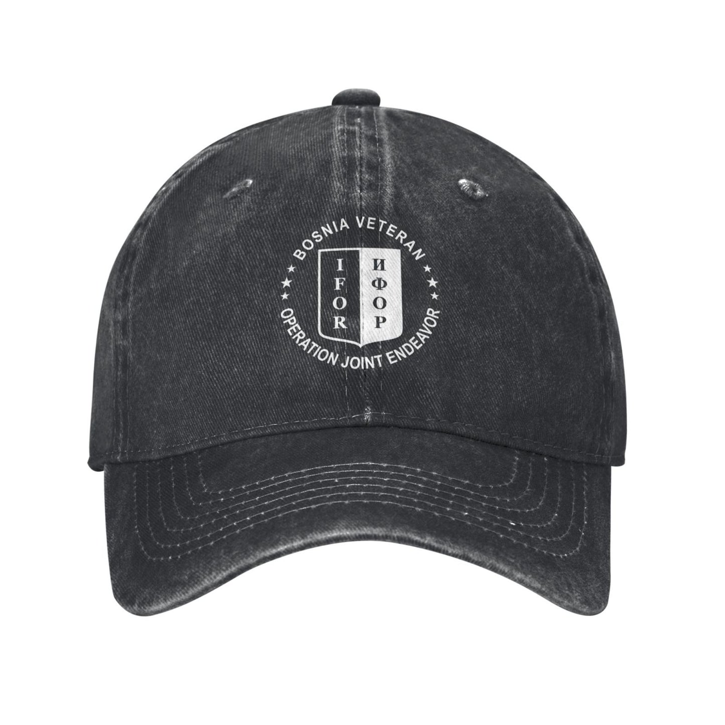 Bosnia Veteran Printed unisex baseball cap adjustable cap outdoor sun hats trucker hat