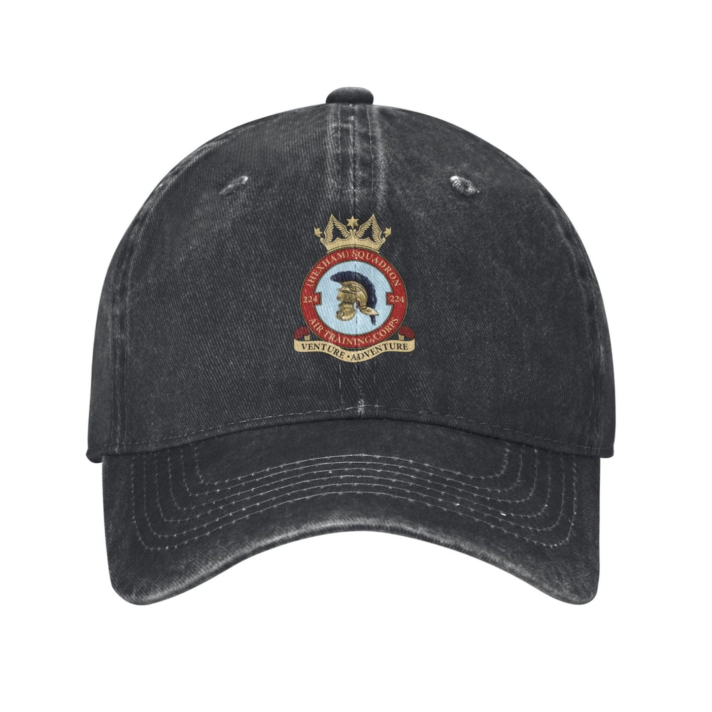 224 Hexham Squadron Printed unisex baseball cap adjustable cap outdoor trucker hat veterans Gifts
