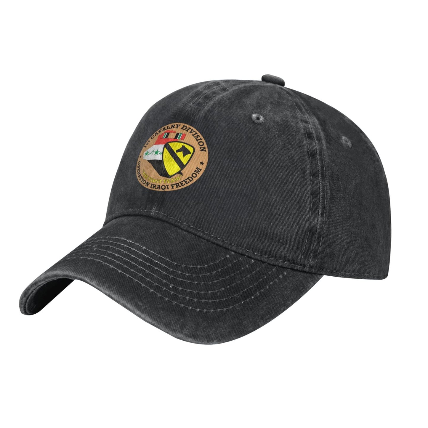 1st Cavalry Division OIF Printed unisex baseball cap adjustable cap outdoor sun hats trucker hat