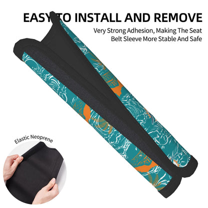 Miami Dolphins Car seat belt shoulder strap UNISEX seat belt protective cover