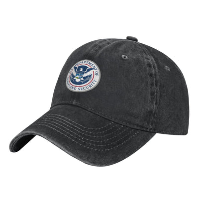 US Customs Stamp Printed unisex baseball cap adjustable cap outdoor sun hats trucker hat