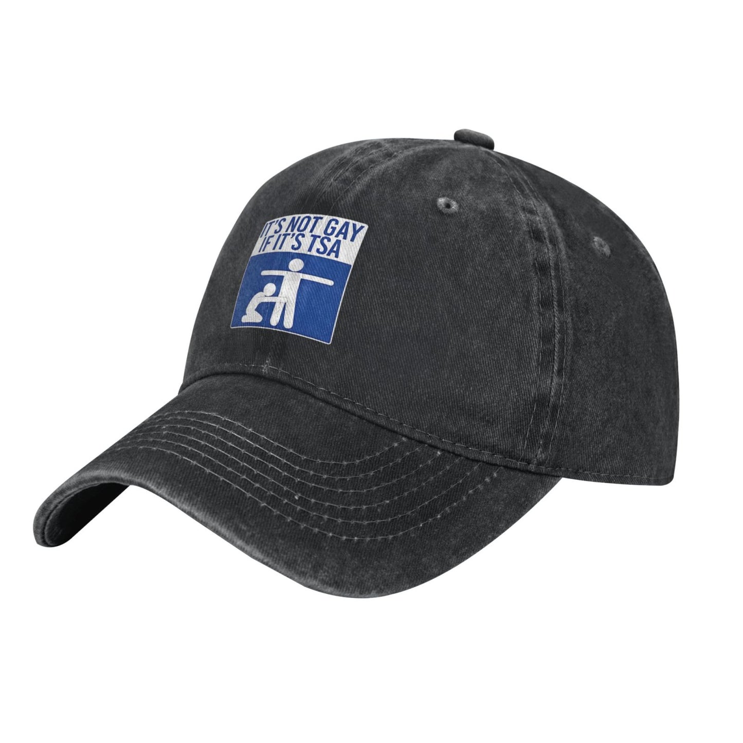 It's Not Gay If It's TSA Printed unisex baseball cap adjustable cap outdoor sun hats trucker hat