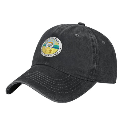Scioto County Ohio Printed unisex baseball cap adjustable cap outdoor sun hats trucker hat