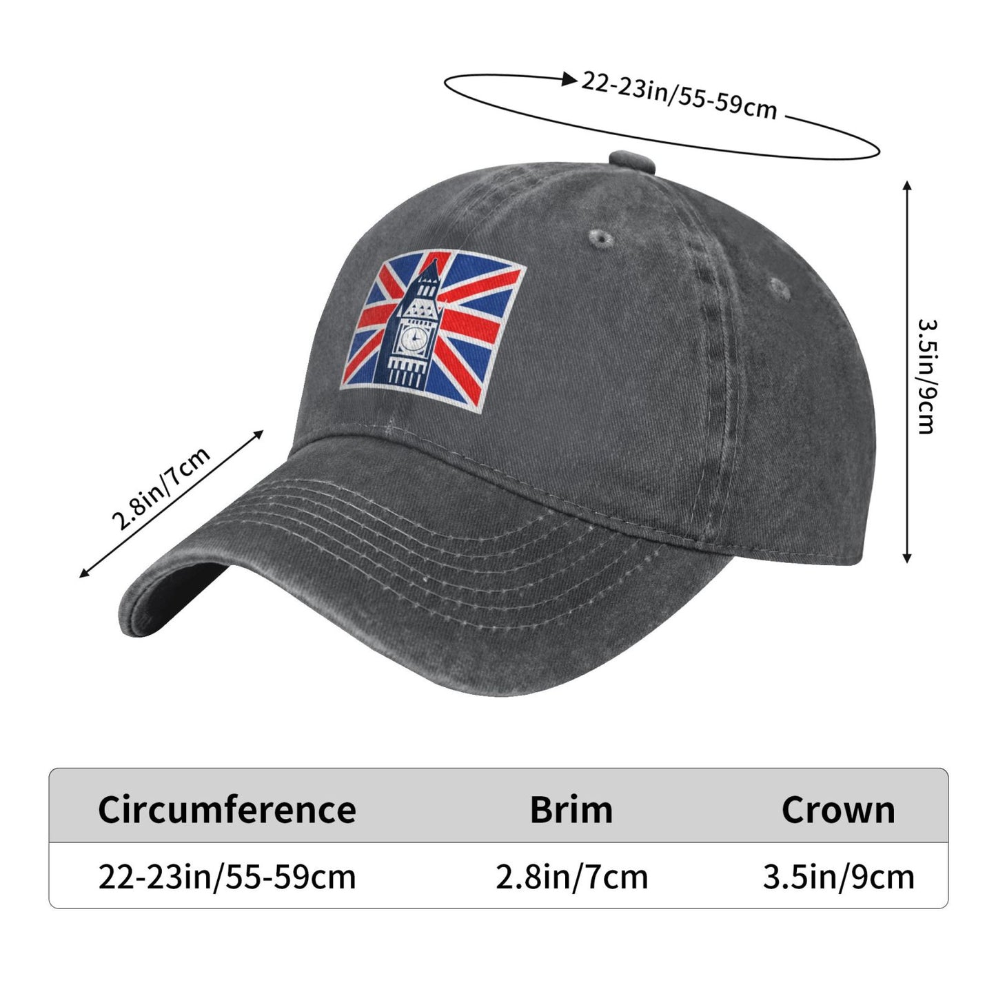 Big Ben Printed unisex baseball cap adjustable cap outdoor sun hats trucker hat