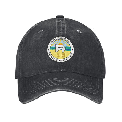 Scioto County Ohio Printed unisex baseball cap adjustable cap outdoor sun hats trucker hat