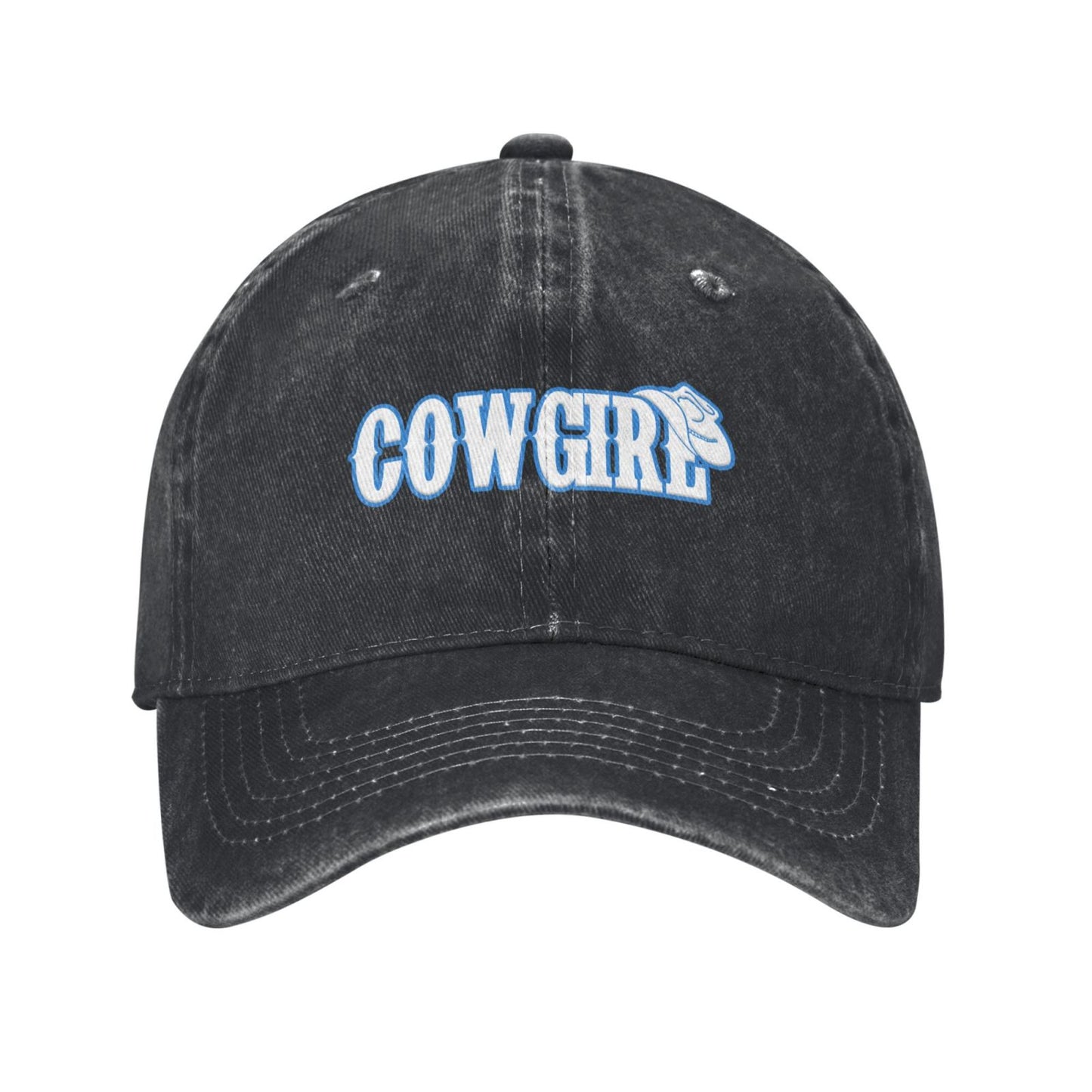 Cowgirl Printed unisex baseball cap adjustable cap outdoor sun hats trucker hat